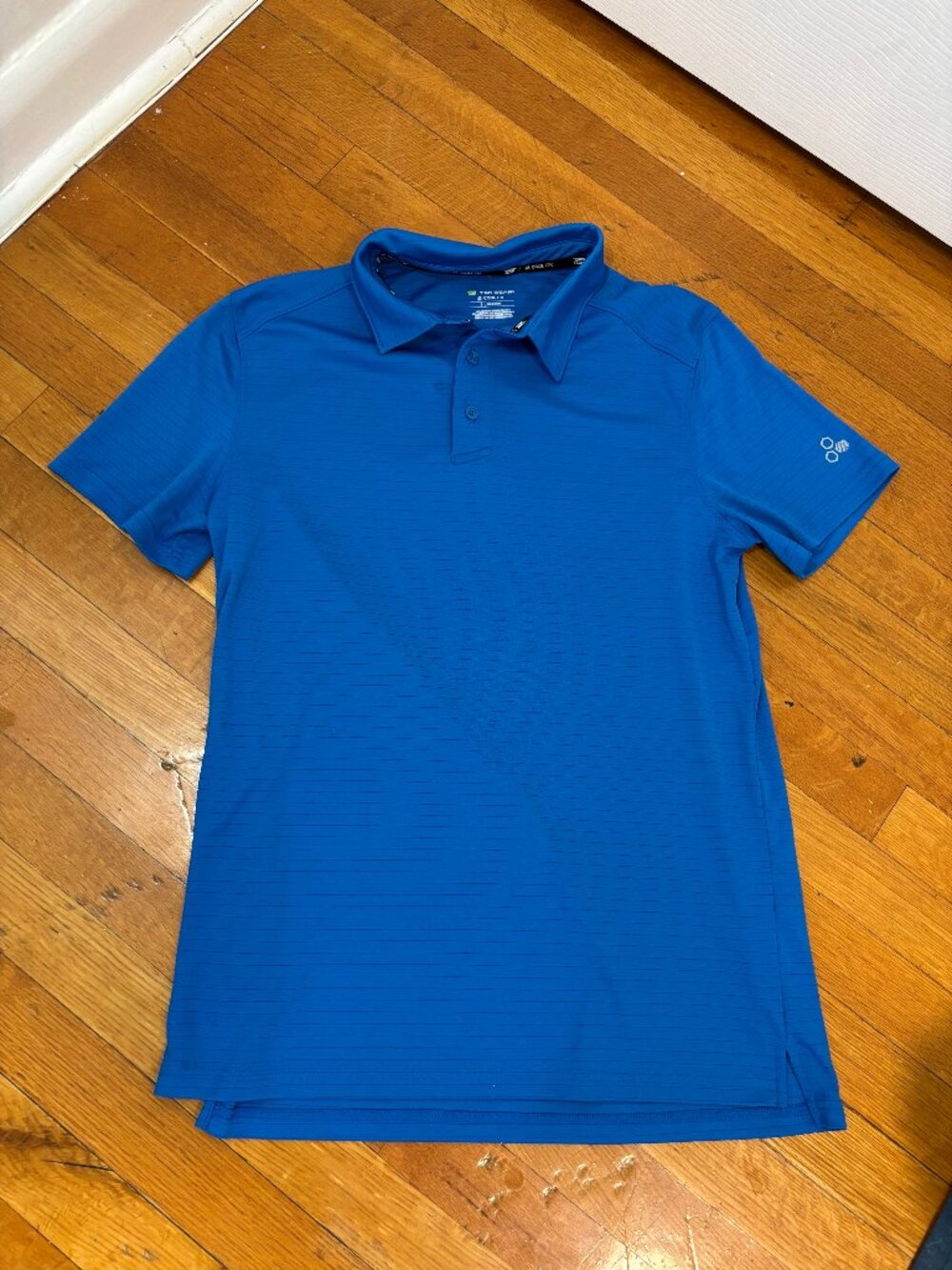 Tek Gear CoolTek Blue Performance Polo Men's